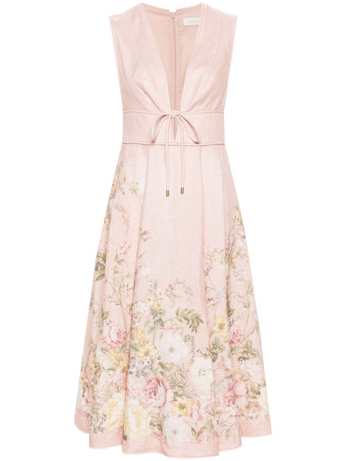 Waverly Plunge Midi Dress